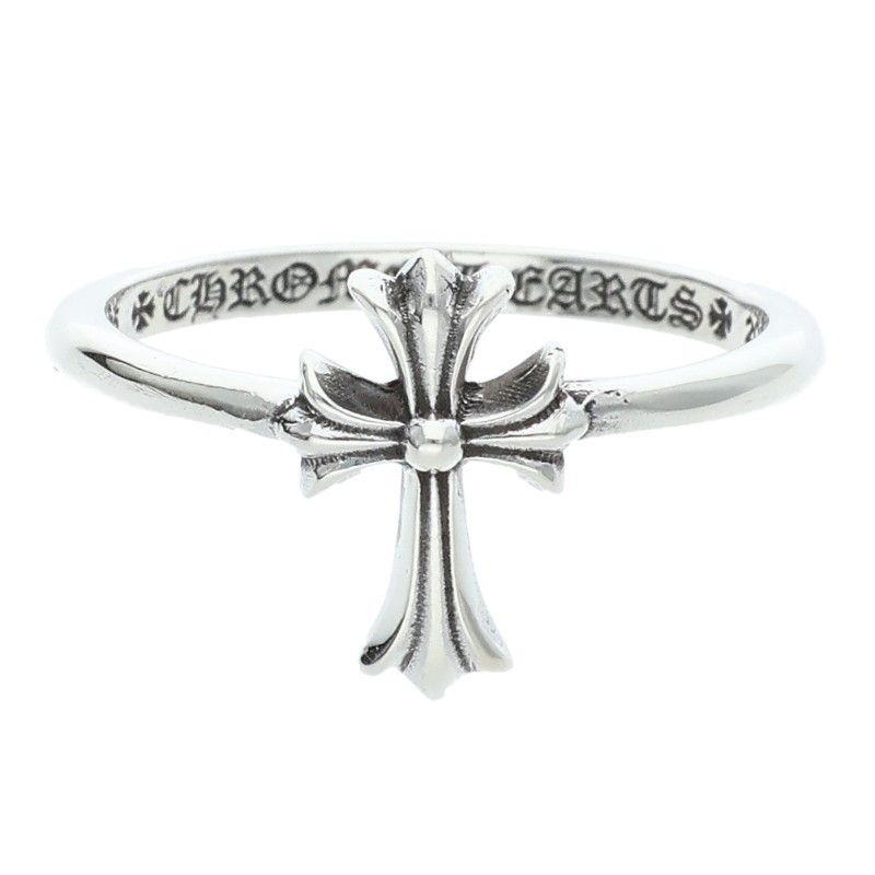 クロムハーツ BUBBLGM CH CRS バブルガムCHクロス シルバーリング メンズ 11号
