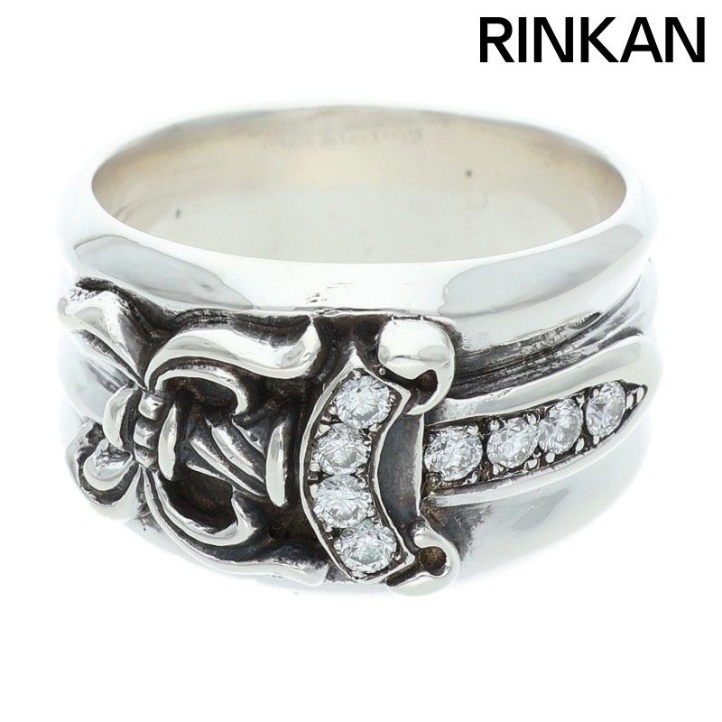 クロムハーツ DAGGER P DMND ダガー アフターPAVEダイヤ シルバーリングリング メンズ 20号