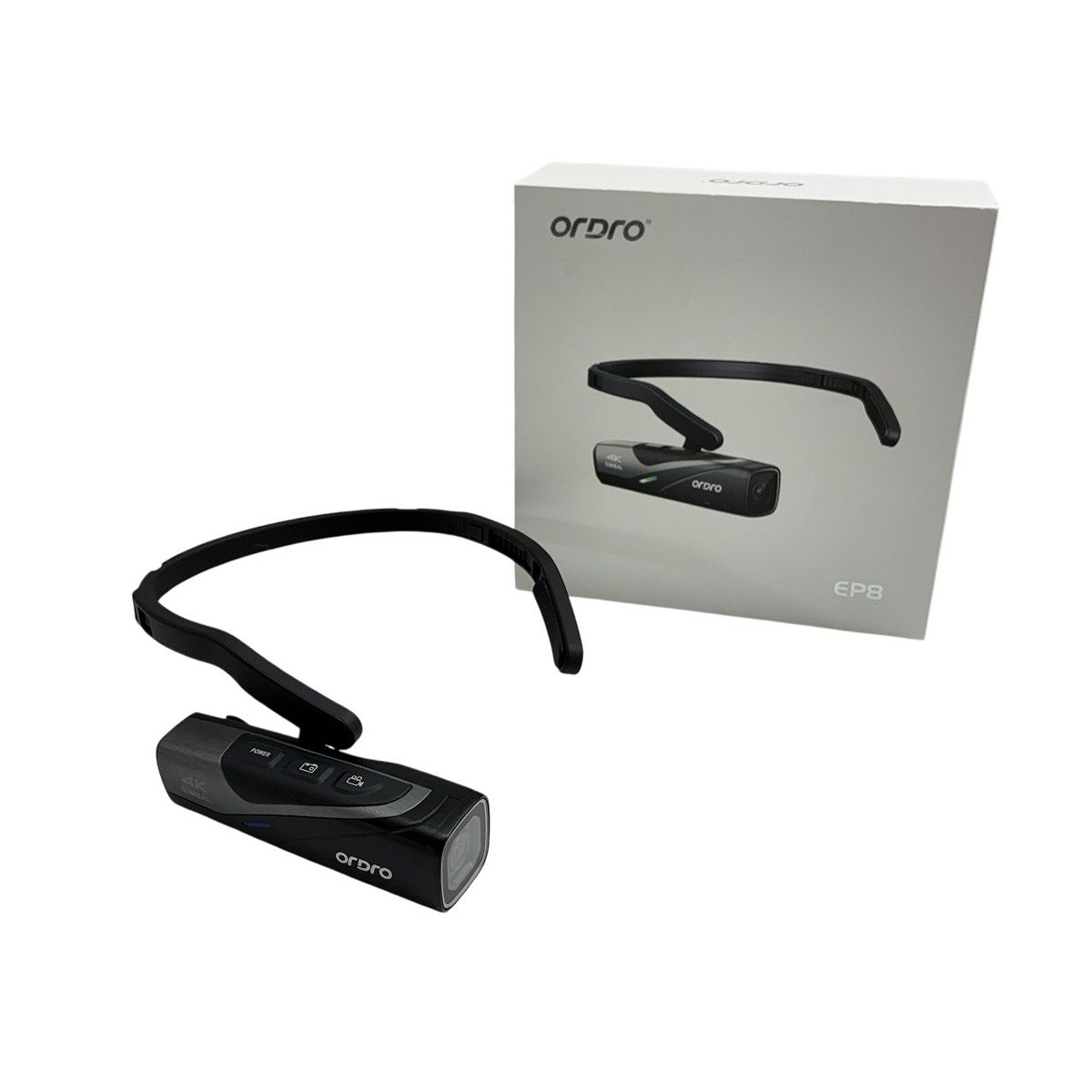 ordro EP8 Head Mounted Vlog 4K Camera ヘッドカメラ アクションカメラ オドロ SONY STARVIS CMOSセンサー搭載 W10529221