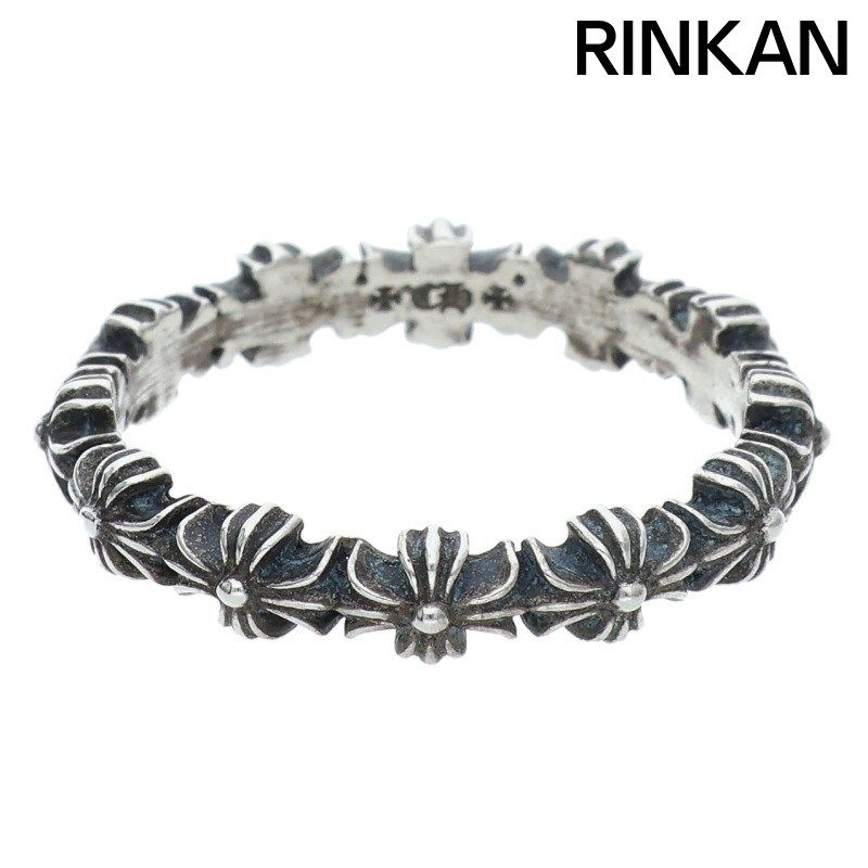 クロムハーツ TINY E CH PLS BAND タイニーECHプラスバンド シルバーリング メンズ 14号