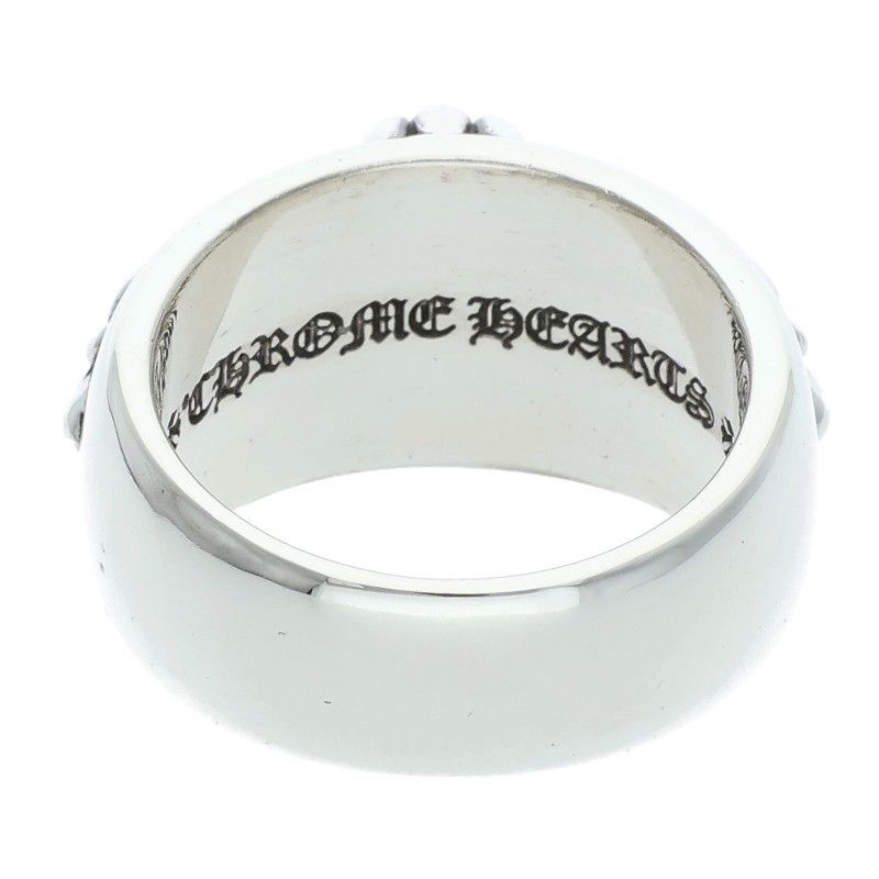 クロムハーツ CLSC DBL FLRL CRS シルバーリング メンズ 19号 WWW_SHINETEETH_COM