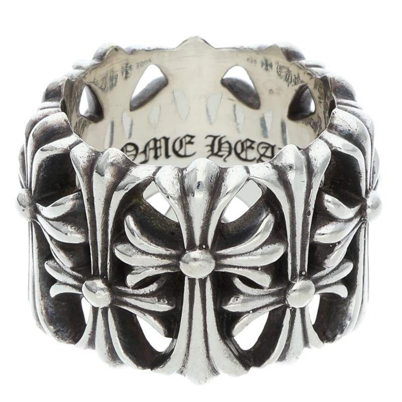 クロムハーツ CEMETERY セメタリークロス シルバーリング メンズ 23.5号