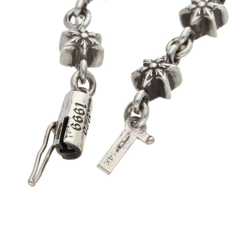  クロムハーツ CHN TNY STAR タイニースター シルバーブレスレット メンズ 13 LINK ブレスレット アクセサリー