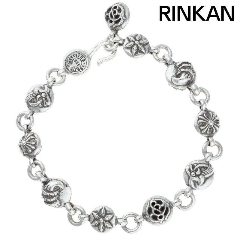 クロムハーツ NO2 MULTI BALL 2マルチボール シルバーブレスレット メンズ ♯2