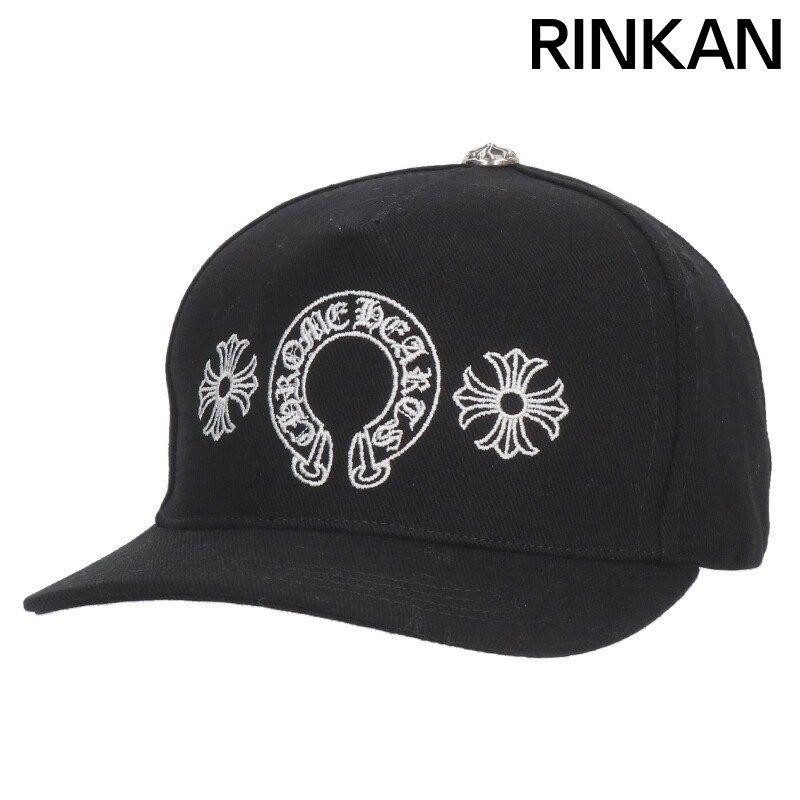 クロムハーツ TRUCKER CAP デニムトラッカー CHプラスホースシューステッチデニム帽子 メンズ OS