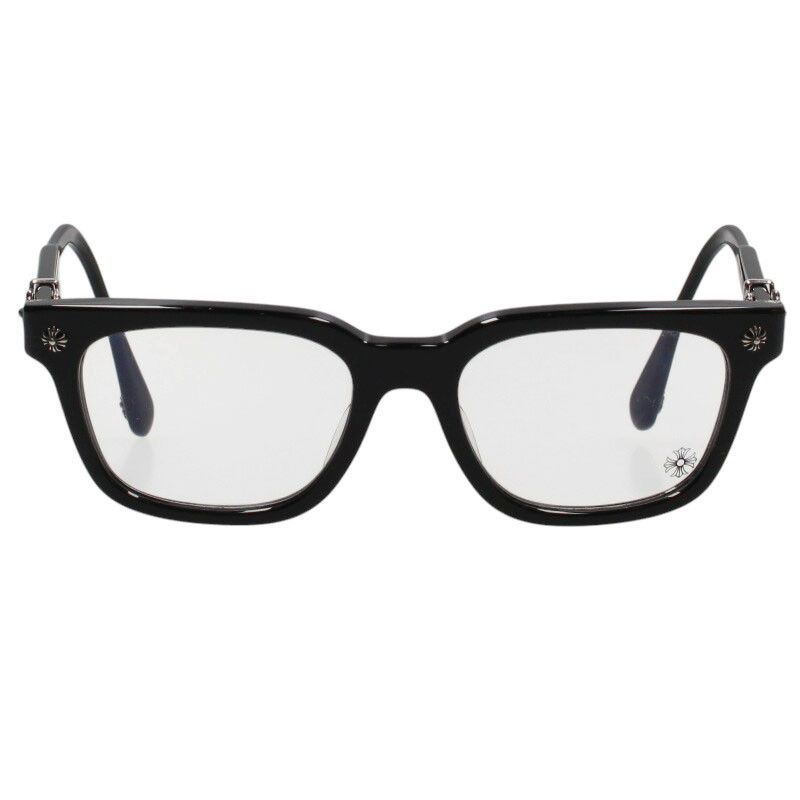 クロムハーツ COX UCKER CHクロステンプルウェリントン眼鏡 メンズ 52 19-153