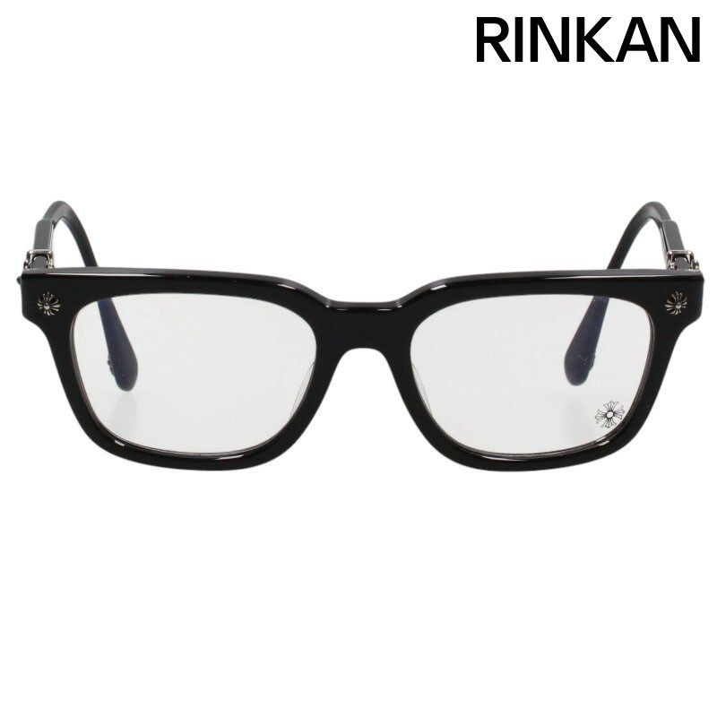 クロムハーツ COX UCKER CHクロステンプルウェリントン眼鏡 メンズ 52 19-153