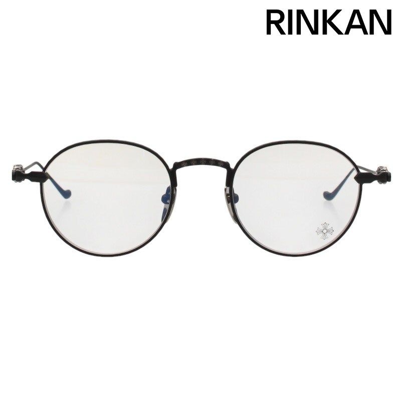 クロムハーツ VAGIDICTORIAN III メタルフレームフローラルテンプル眼鏡 メンズ 48 21-148