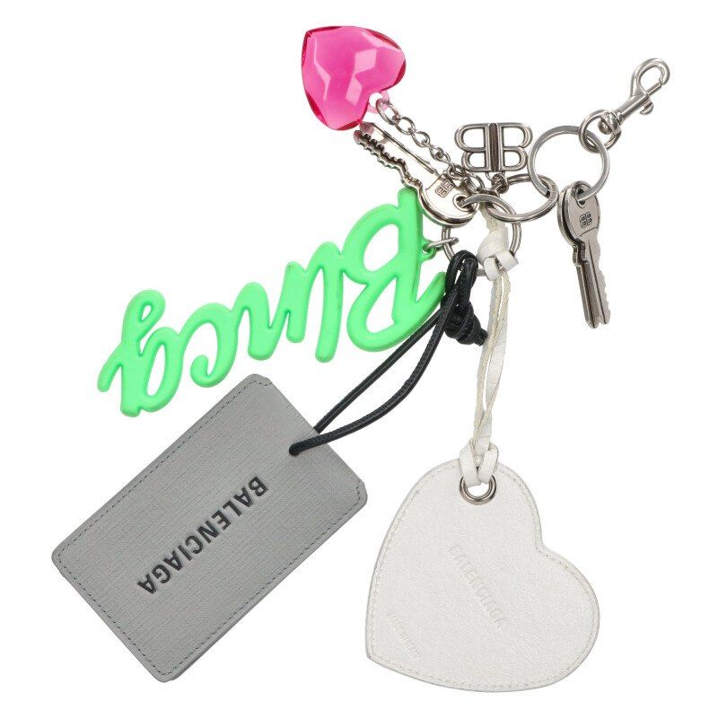 バレンシアガ Aki マルチチャームキーホルダー メンズ