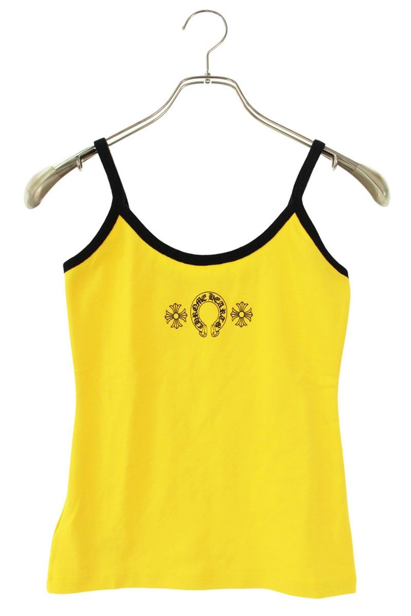 クロムハーツ ホースシューロゴプリントキャミソール レディース XS