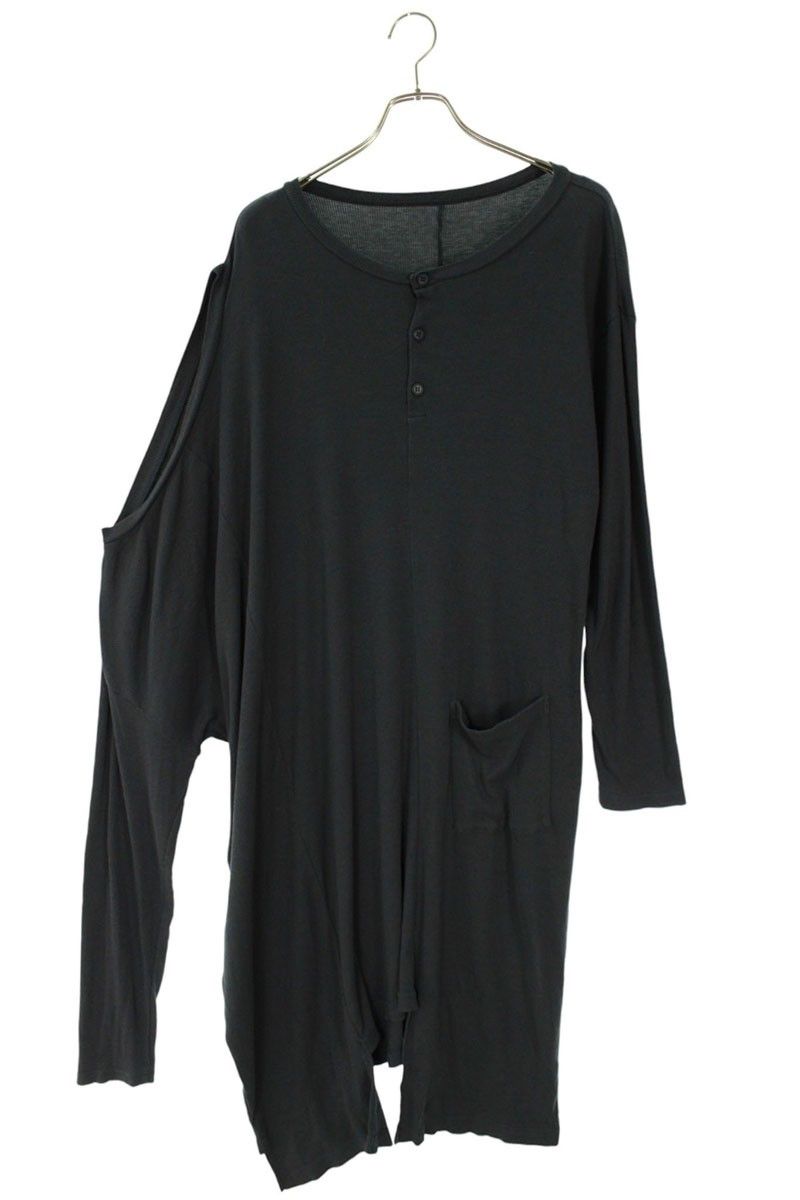 リミフゥ LL-T61-040 PLAIN STITCH 2WAY DRESS コットン変形ワンピース