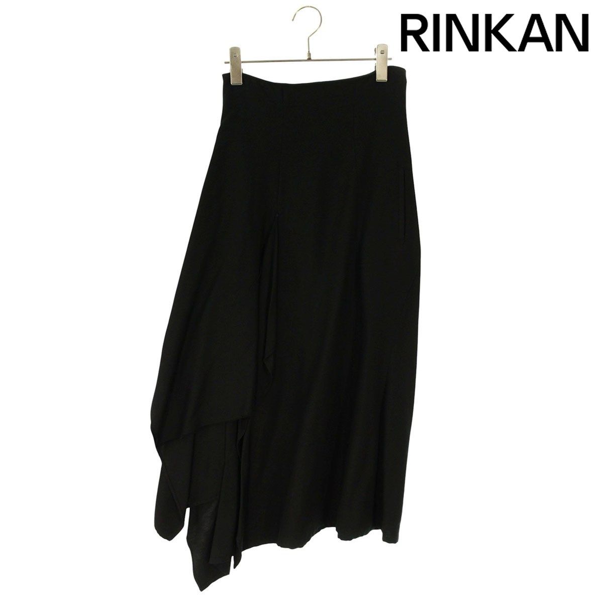 ヨウジヤマモト ズ 24AW FO-S61-201 アシンメトリー変形スカート レディース 1