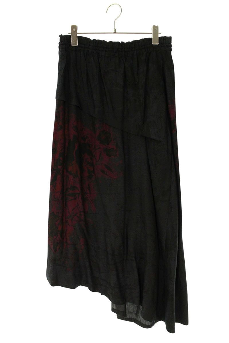 ワイズ 25SS YP-S15-219 総柄アシンメトリースカート レディース 2