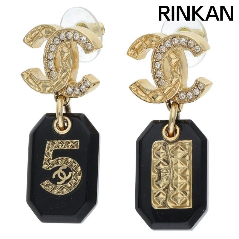 シャネル ABB357 ココマークラインストーンドロップピアス レディース