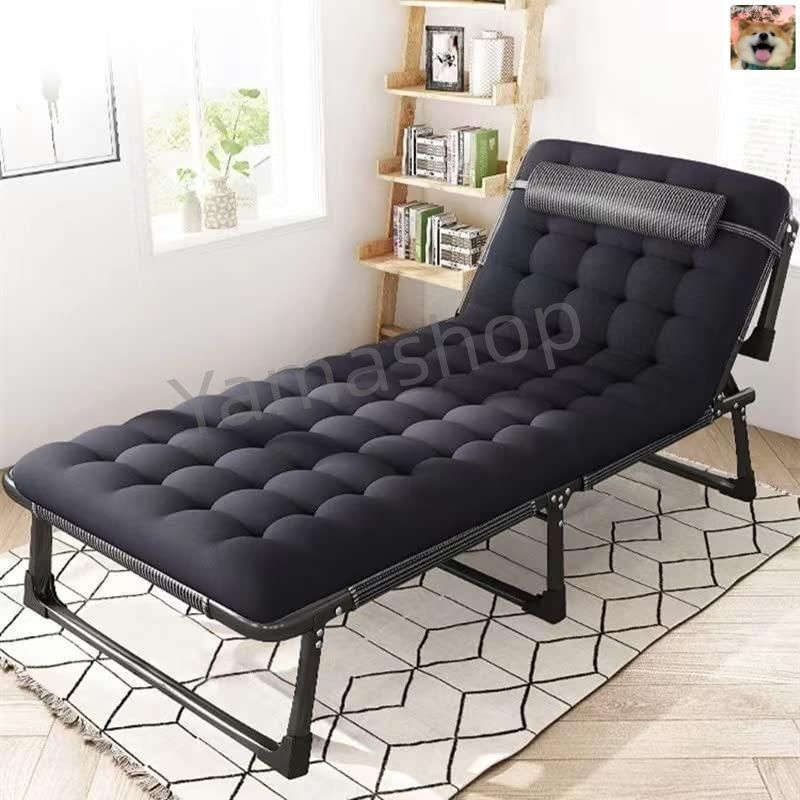 折りたたみ式ベッド 折り畳み アウトドア チェア リクライニング コット キャンプ 簡易ベッド 折り畳み 室内