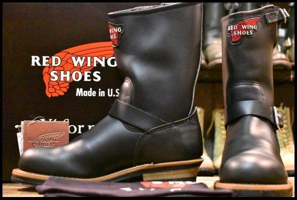 9D DEAD PT99刺繍 Y S別注 レッドウィング 2268 エンジニア 黒 ブラッククローム ヨージヤマモト ブーツ redwing ワイズ HOPESMORE GP200