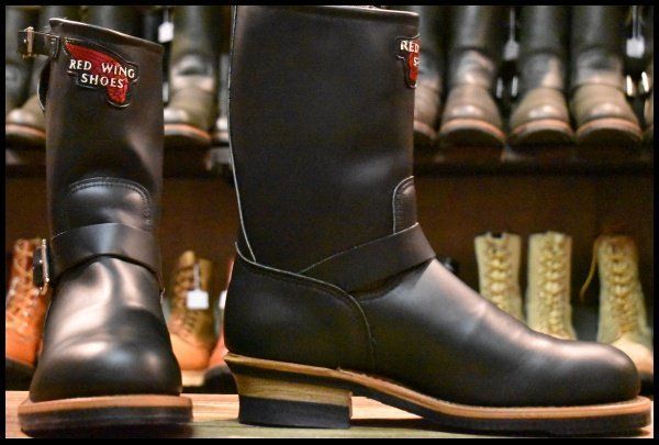 9D DEAD PT99刺繍 Y S別注 レッドウィング 2268 エンジニア 黒 ブラッククローム ヨージヤマモト ブーツ redwing ワイズ HOPESMORE GP200