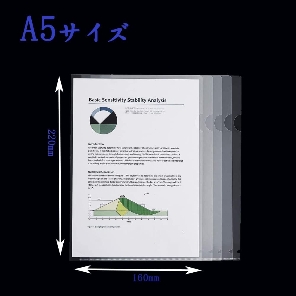 クリアファイル A パック LOORIPRO クリアホルダー 透明ファイル クリアー 乳白 書類保管 書類整理 資料収納 持ち運びに便利