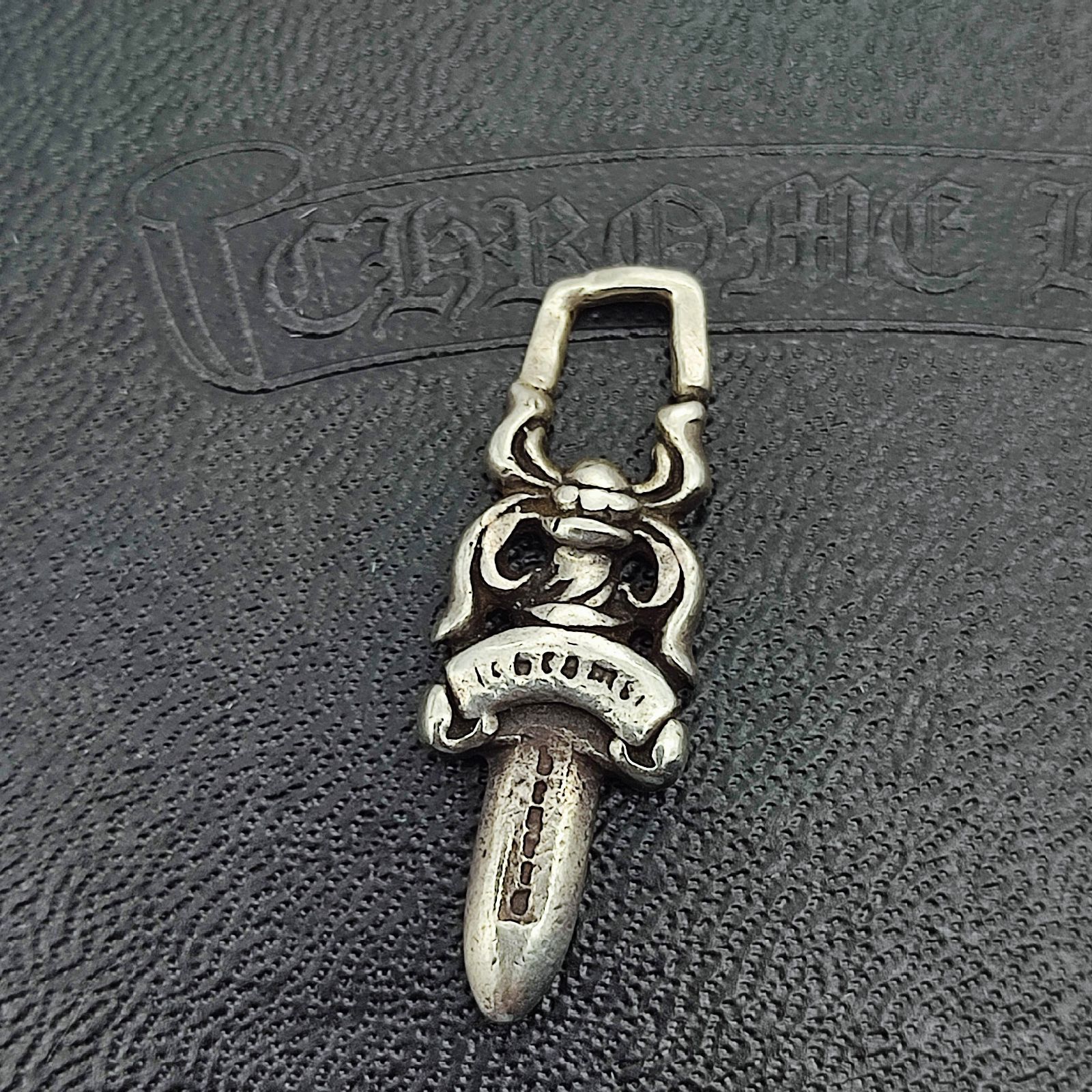 正規品 クロムハーツ ダガー #10 ネックレス トップ シルバー ☆クロム