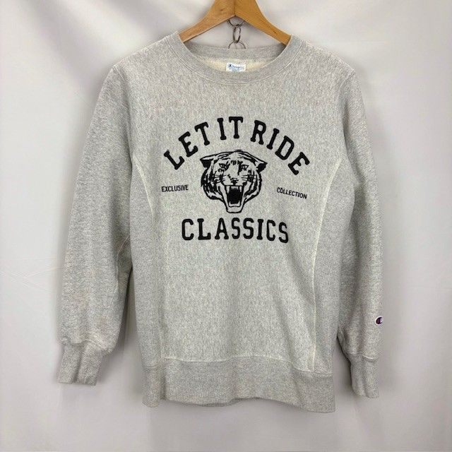 LET IT RIDE Champion REVERSE WEAVE WARM UP スウェット トレーナー 