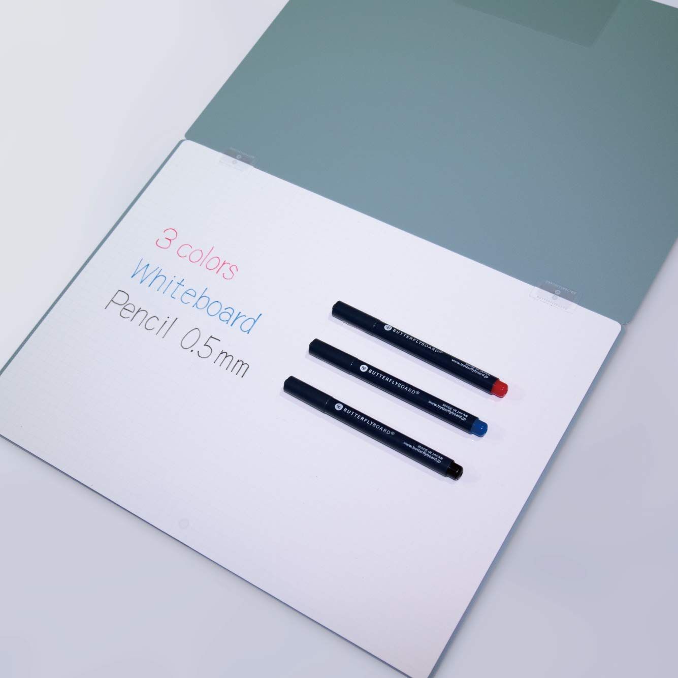  バタフライボード 0 5 mm 細ホワイトボードペンシル4本セット 黒 青 赤 マーカー マーカー 蛍光ペン