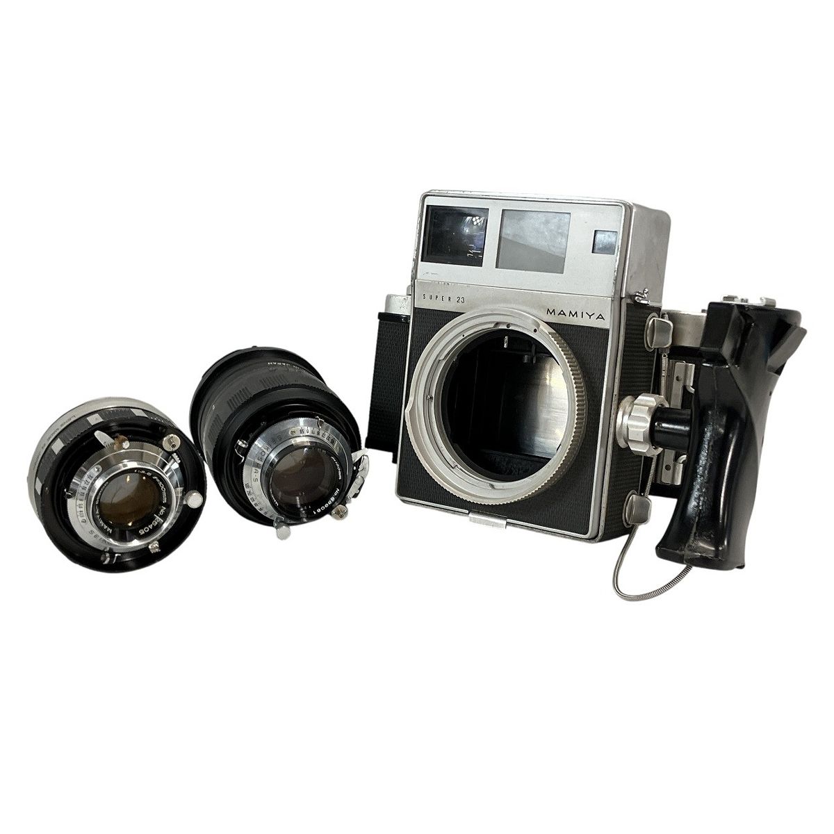 MAMIYA マミヤ SUPER 23 フィルムホルダー アダプター レンズ付き 中判 カメラ ジャンク W10590169