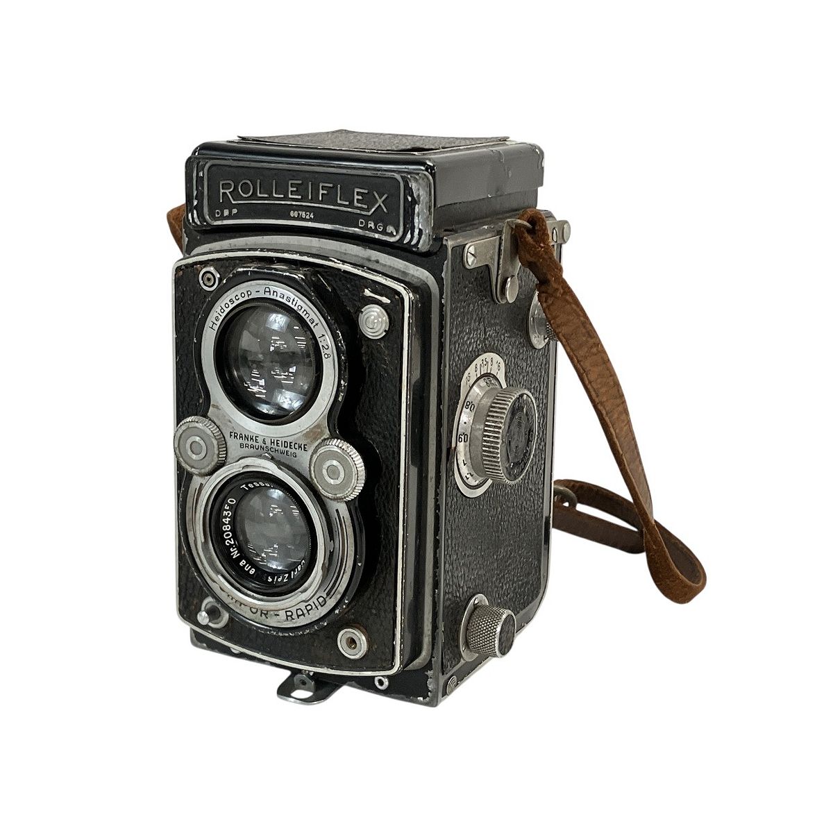 Franke - Heidecke ROLLEIFLEX ローライフレックス Heidoscop-Anastigmat 1 2.8 Tessar 1 3.5 f 7.5cm 二眼カメラ ジャンク W10590164