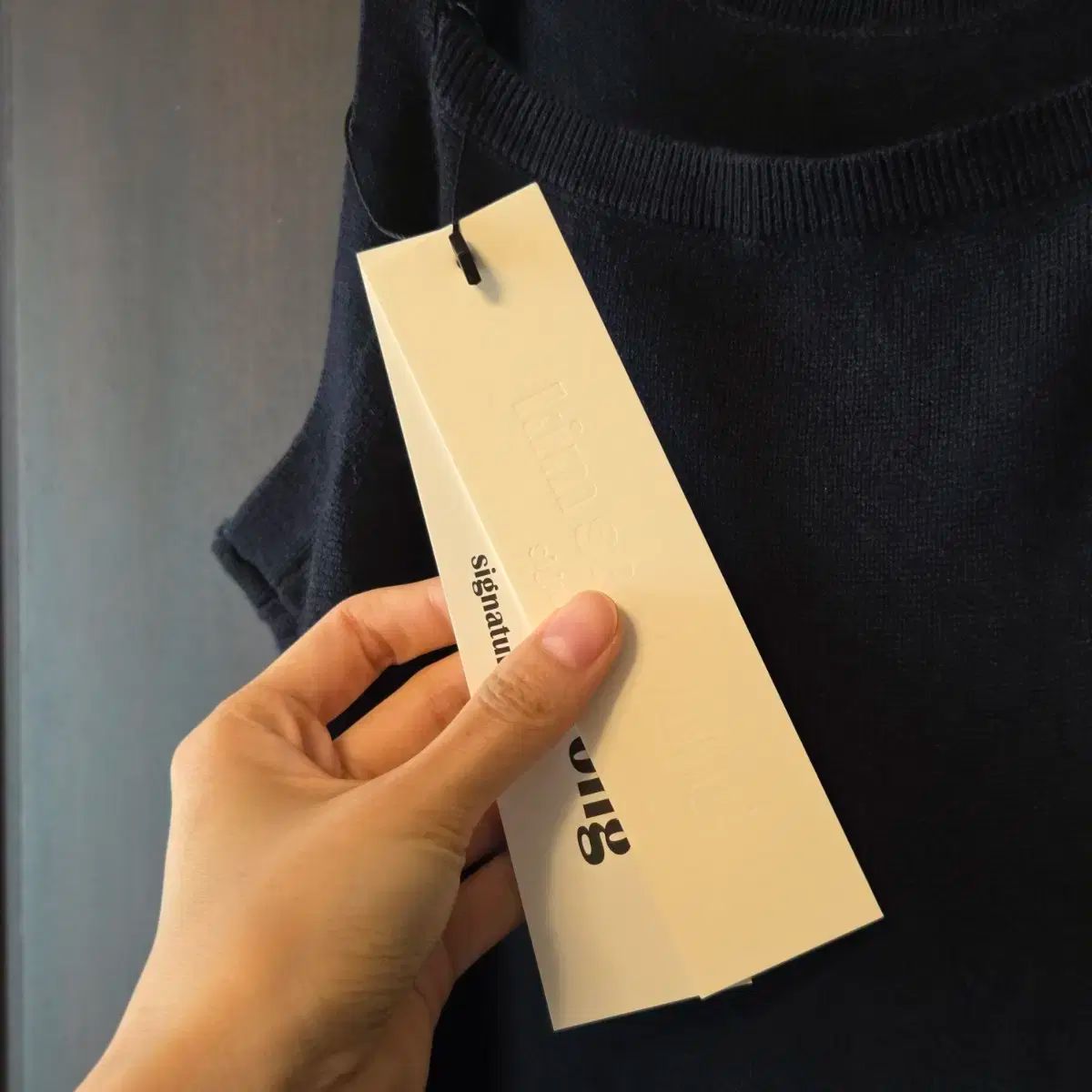 カシミア ビスチェ