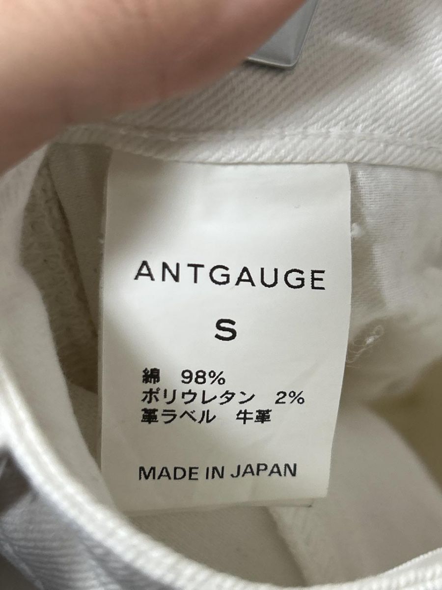 ANTGAUGE アントゲージ イージー デニムパンツ sizeS 白 レディース DECORATOM_COM_BR