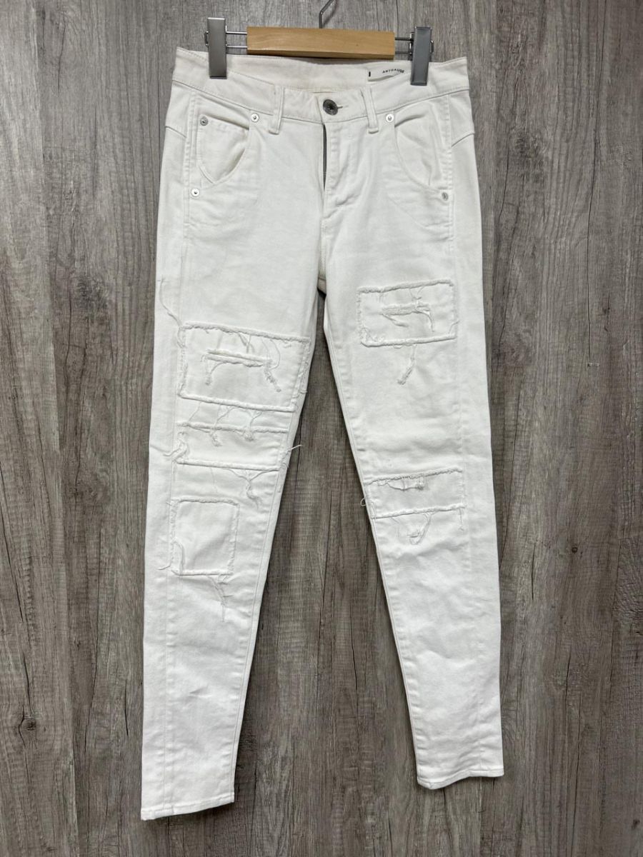 ANTGAUGE アントゲージ イージー デニムパンツ sizeS 白 レディース