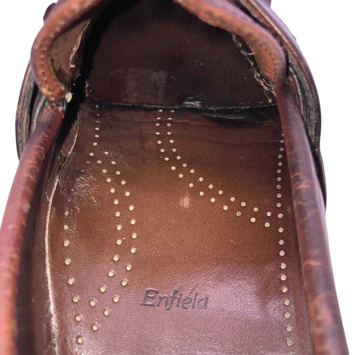  古着 アレンエドモンズ ALLEN EDMONDS ENFIELD キルト タッセルローファー 9 メンズ27 0 cm相当 saa 015142 デッキシューズ 靴