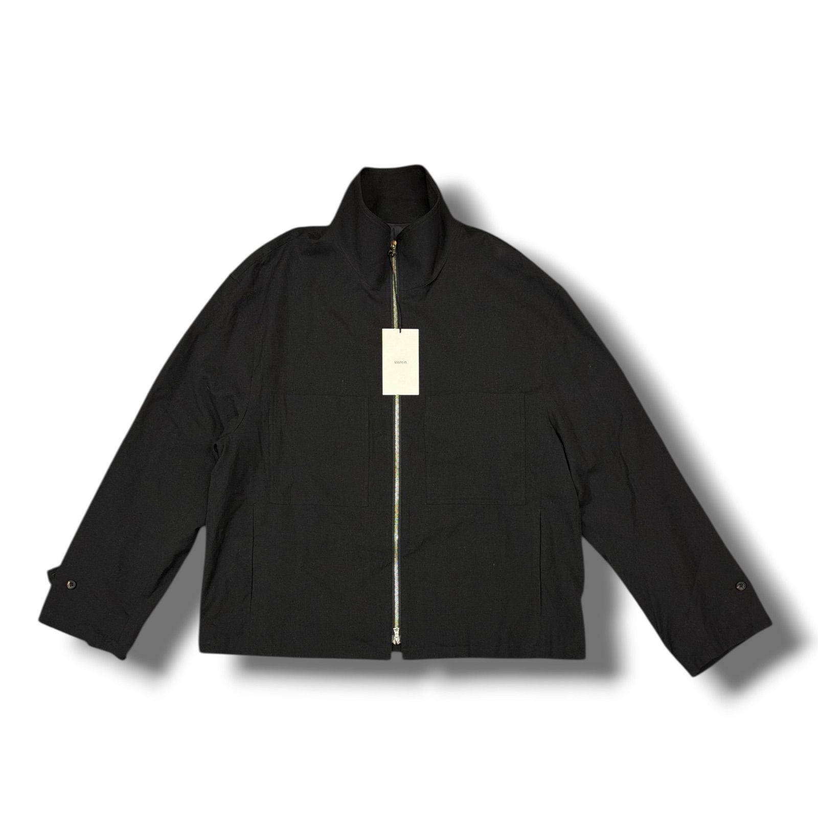 参考上代74800円 stein SILK NEP CLOTH DRIZZLER JACKET シルクネップ