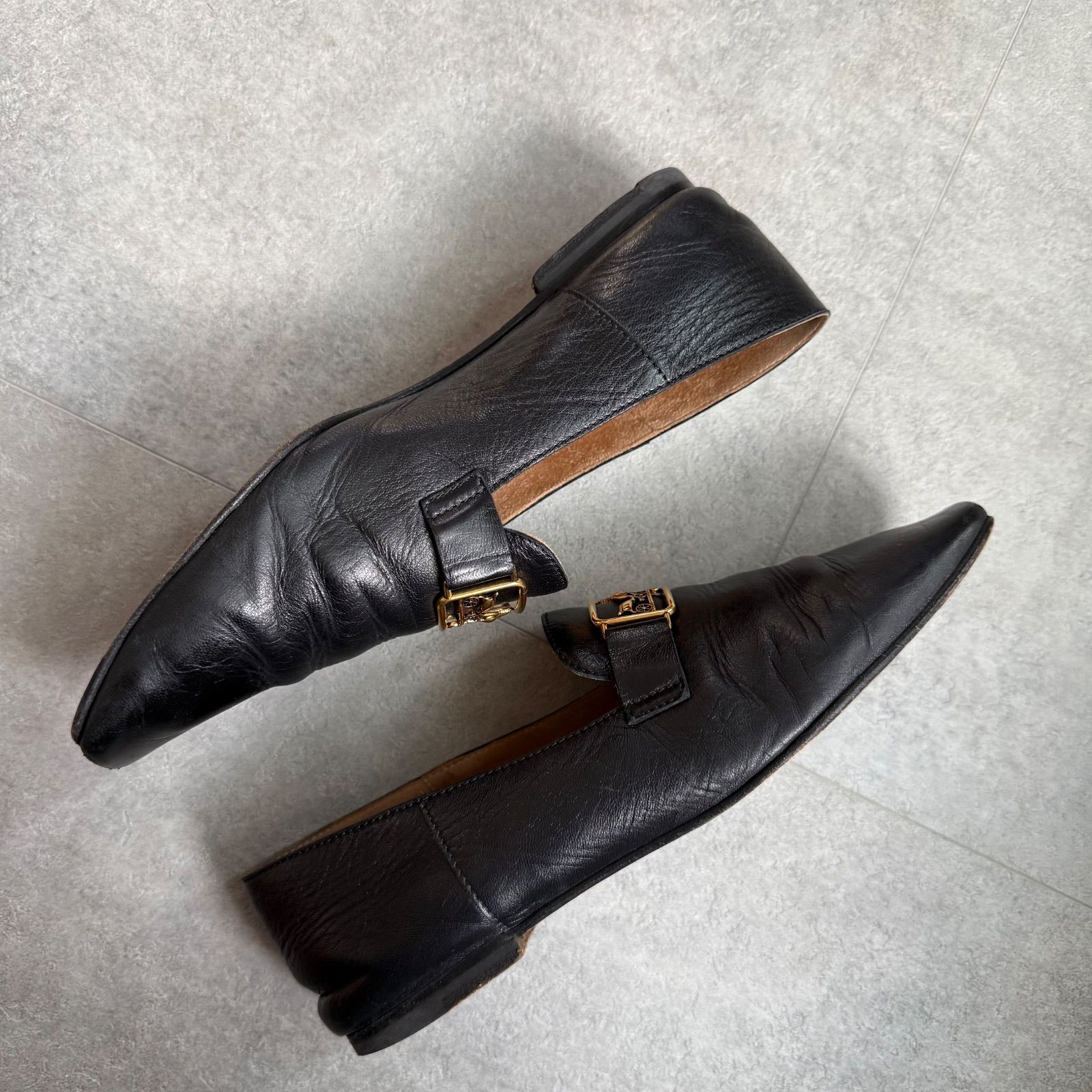 HERMES エルメス Time loafer タイム ローファー ホースキャリッジ