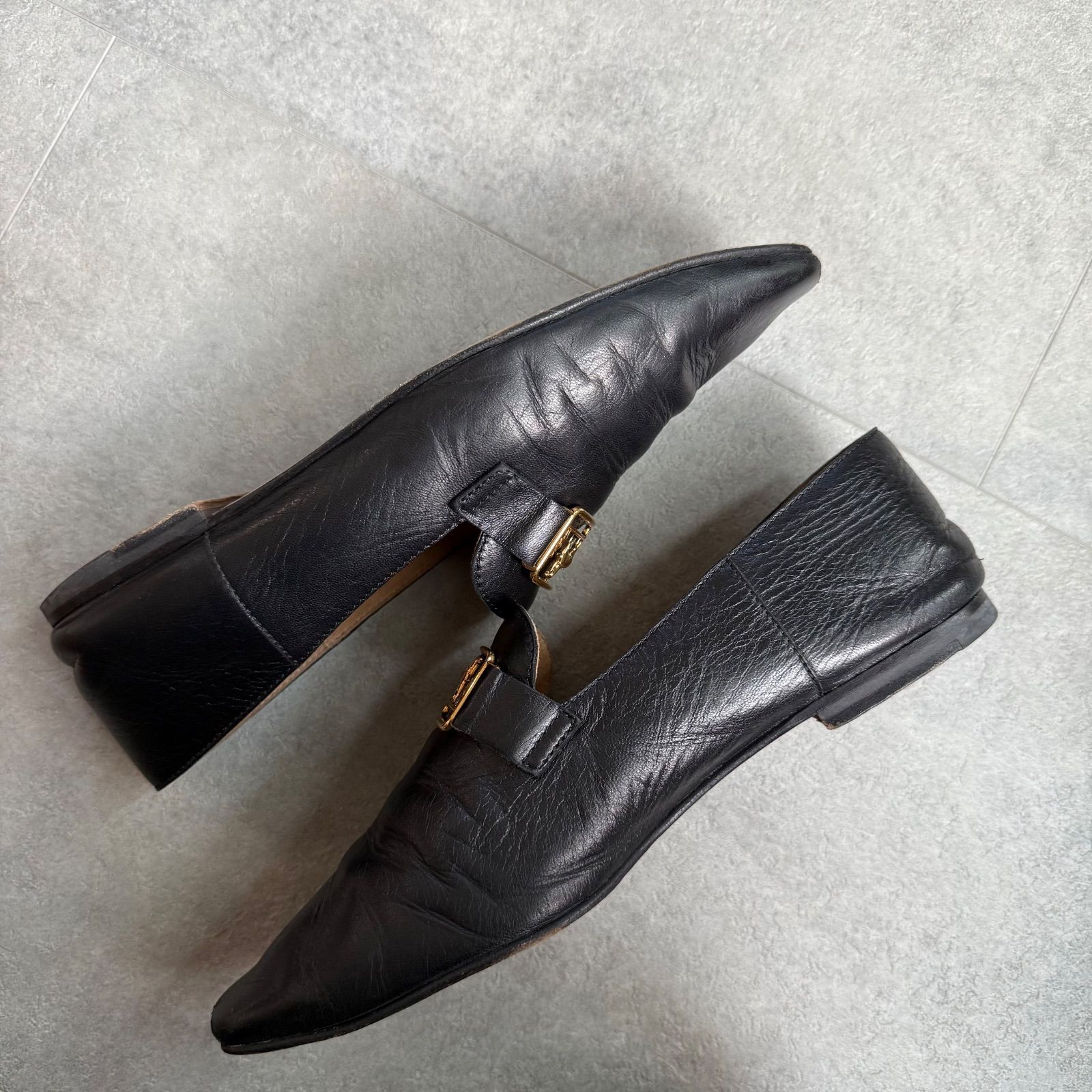 HERMES エルメス Time loafer タイム ローファー ホースキャリッジ