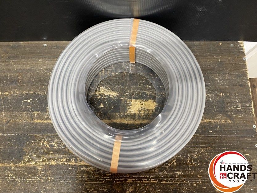 富士 3×2.0mm VVF 電線 条長 100m 質量 16.4kg 概算 8月製造