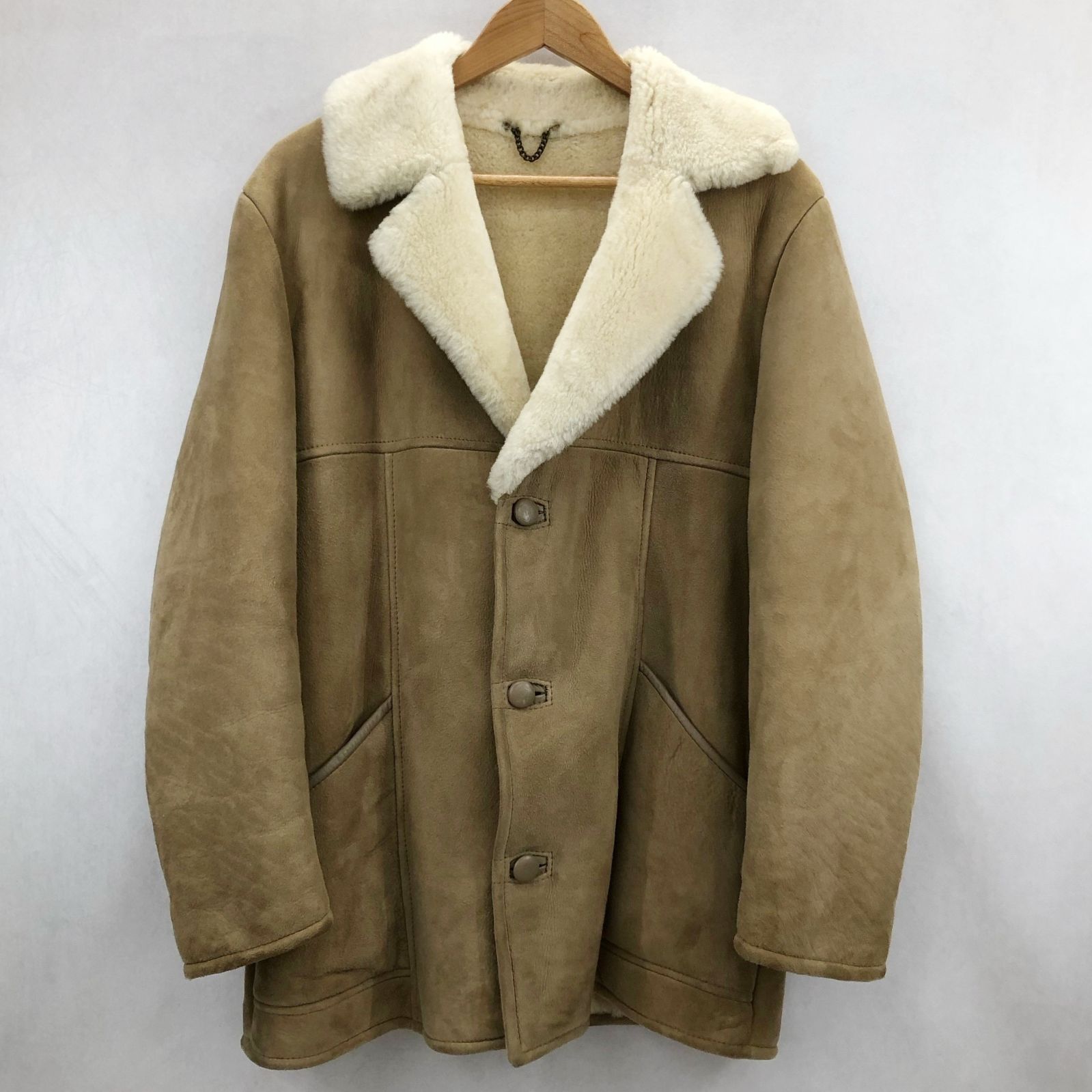 EUGENE Australia ユージーン スエード ジャケット ボア ショートコート ブラウン 16サイズ メンズ