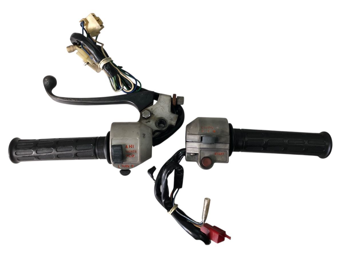 HONDA CB 125 T JC 06 ハンドルスイッチ 左右 グリップ 固着無し 交換 補修にも 2785-M 7028