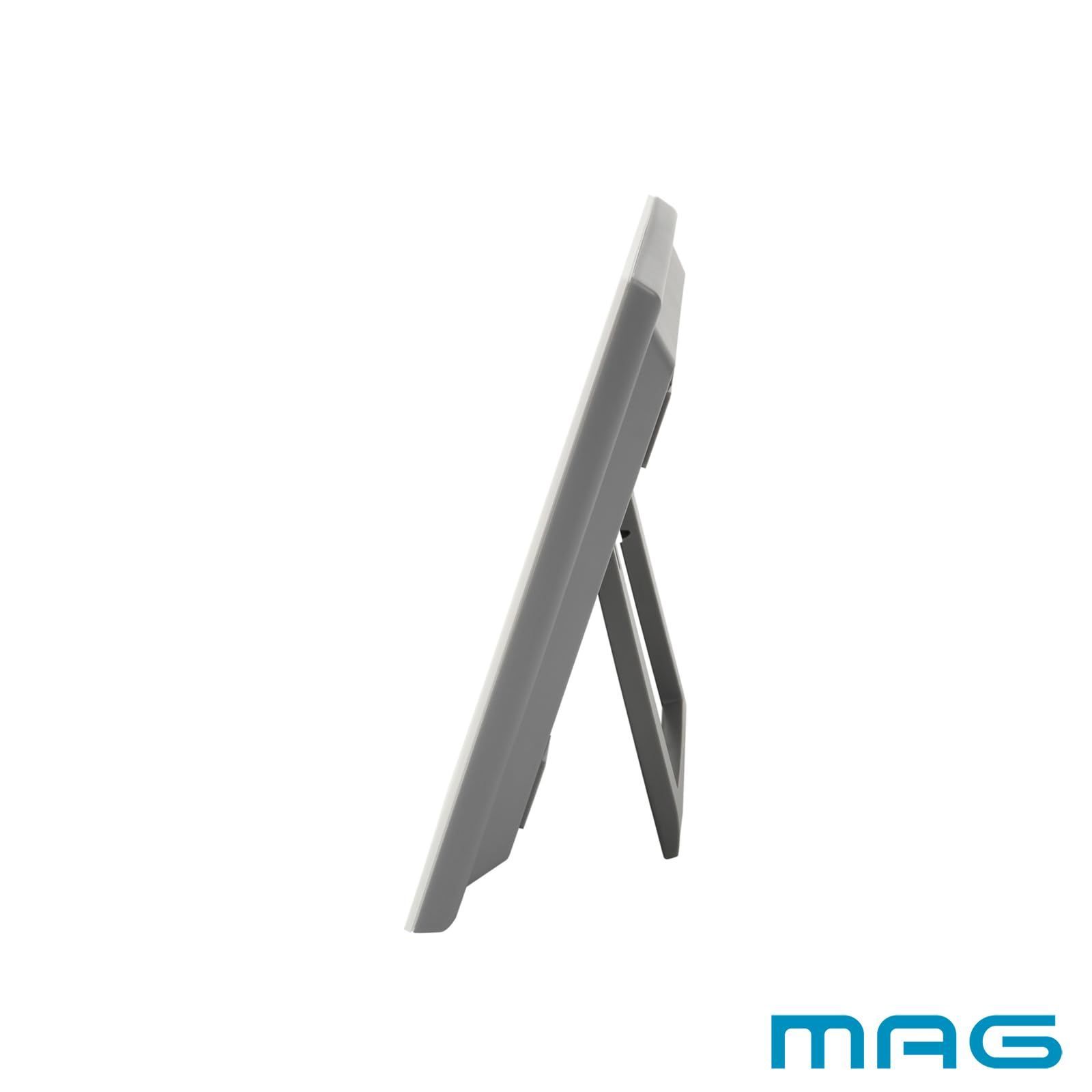 ホワイト TM-606WH-Z 置き掛け兼用 消音機能付き 時計 大画面 壁掛け タイムスケール 大型 デジタルタイマー MAG マグ