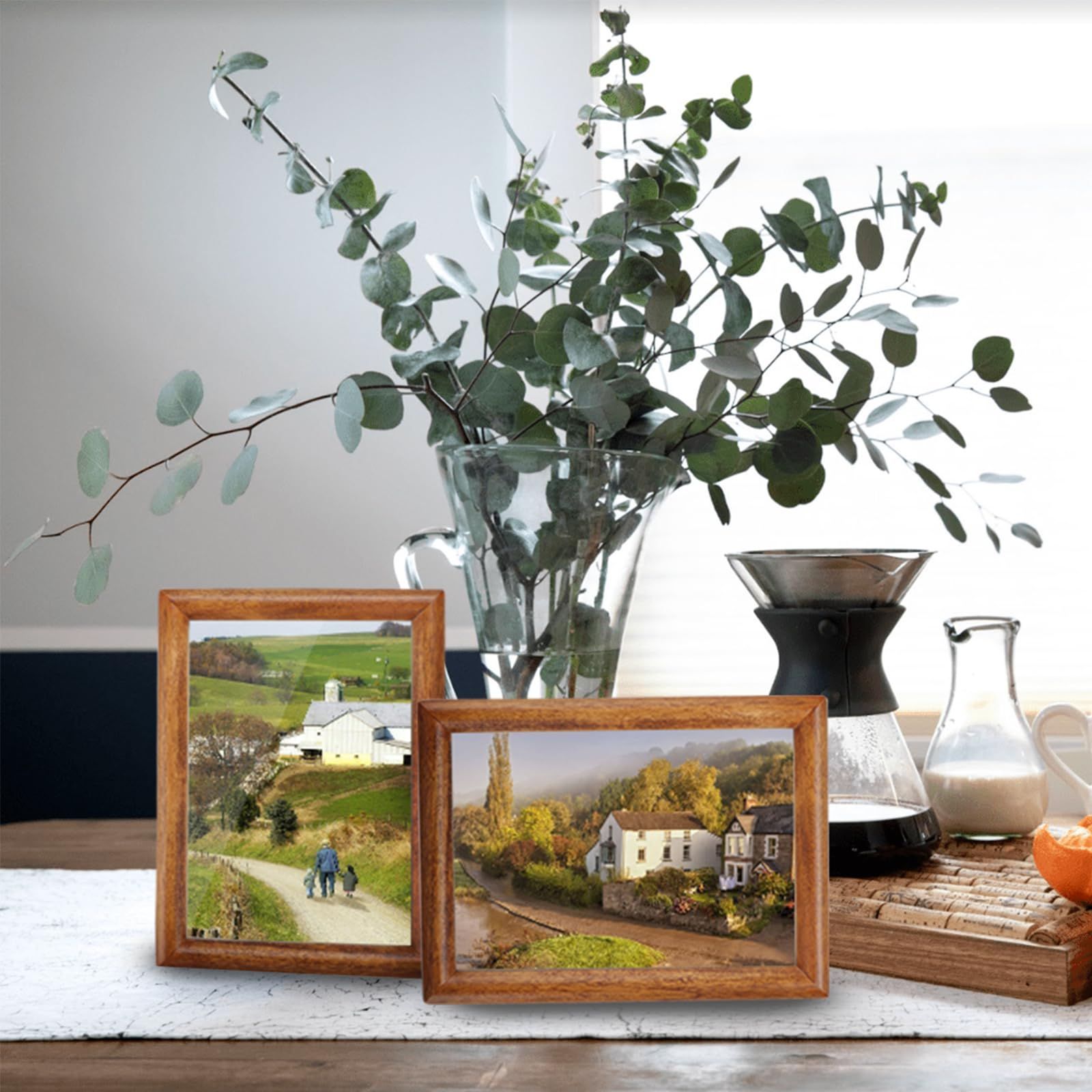 特価商品】icheesday 8×10inch(200x250mm)インチ無垢木製フォト