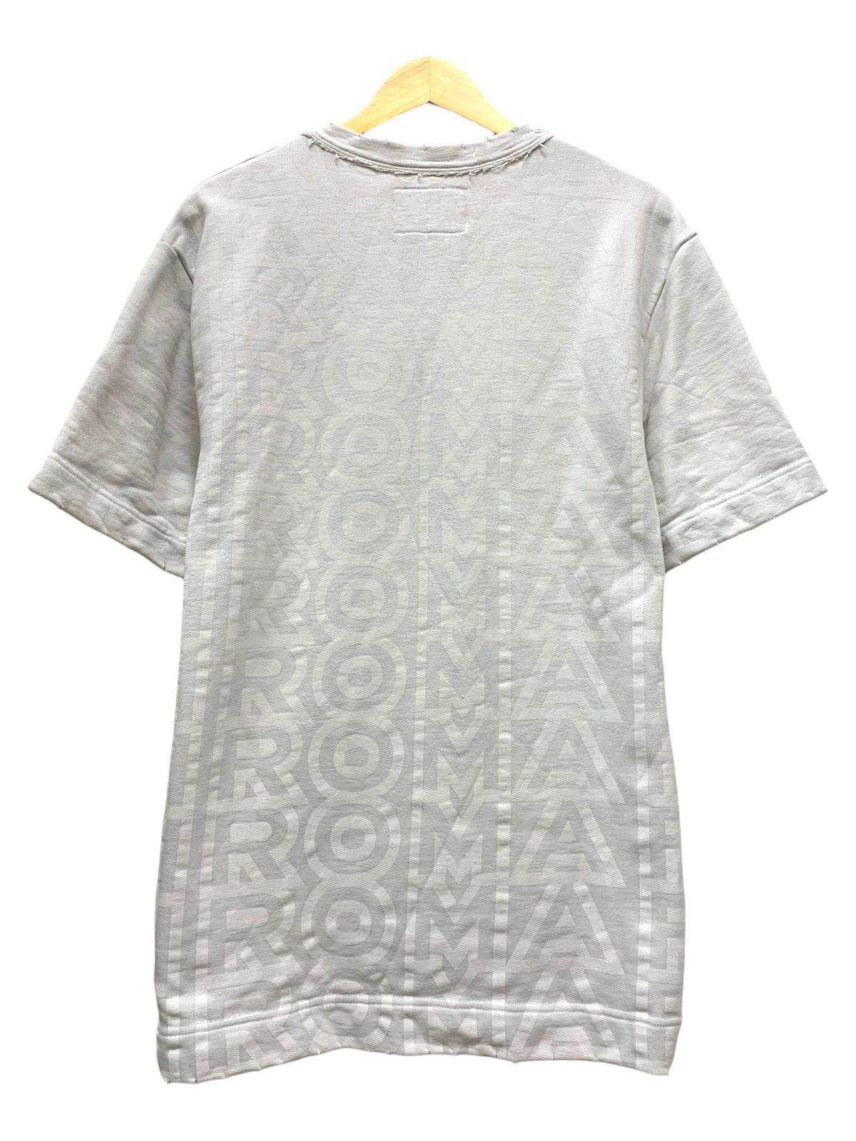 フェンディ  マークジェイコブス   FY1239 AOFL ロゴプリント総柄ダメージ加工Tシャツ 中古 BS99 FENDI (フェンディ) ×MARC JACOBS Tシャツ ダメージ加工 FY1239 AOFL S