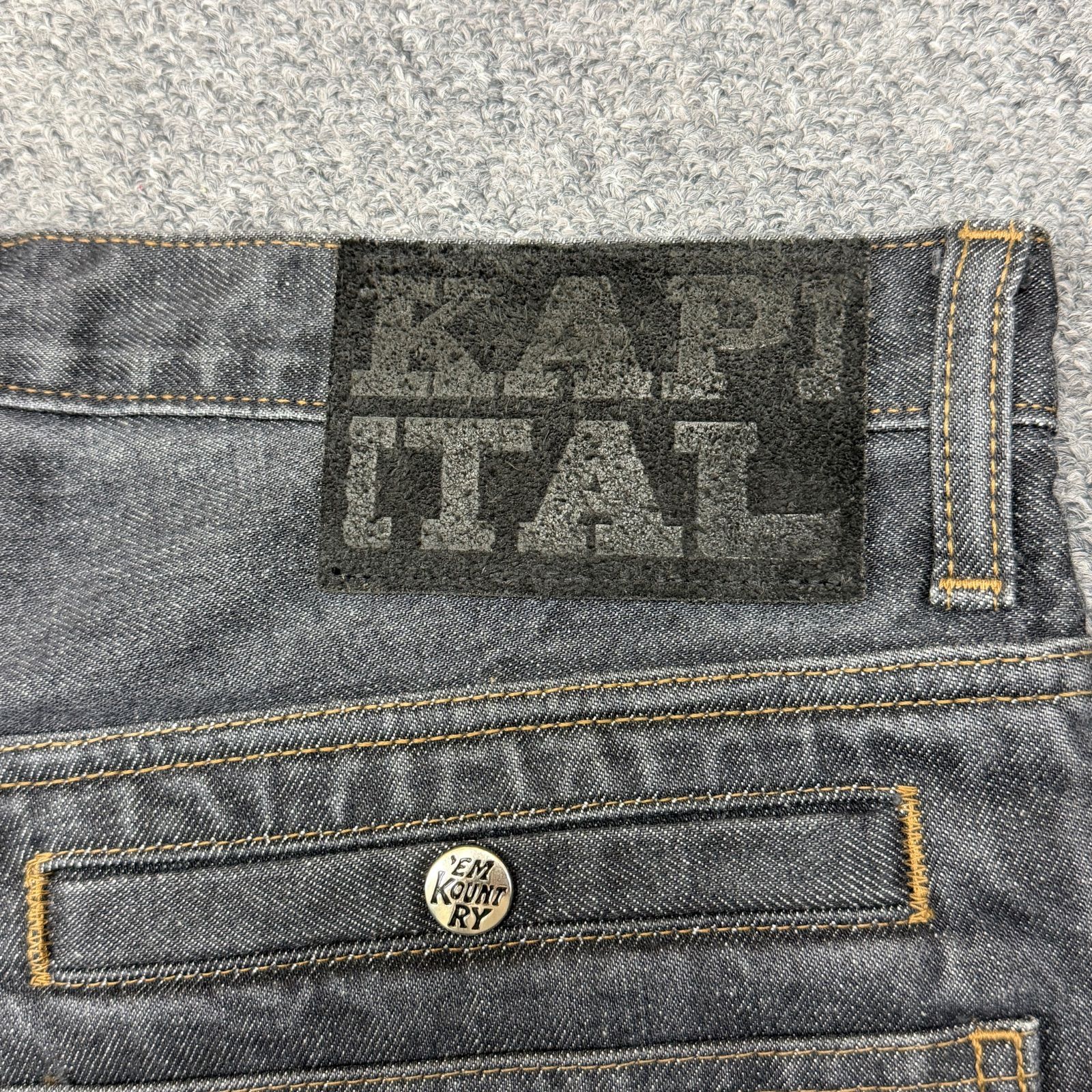  KAPITAL ポートバギーデニムパンツ ジーンズ キャピタル 3 2107 M 4 その他 デニム ジーンズ