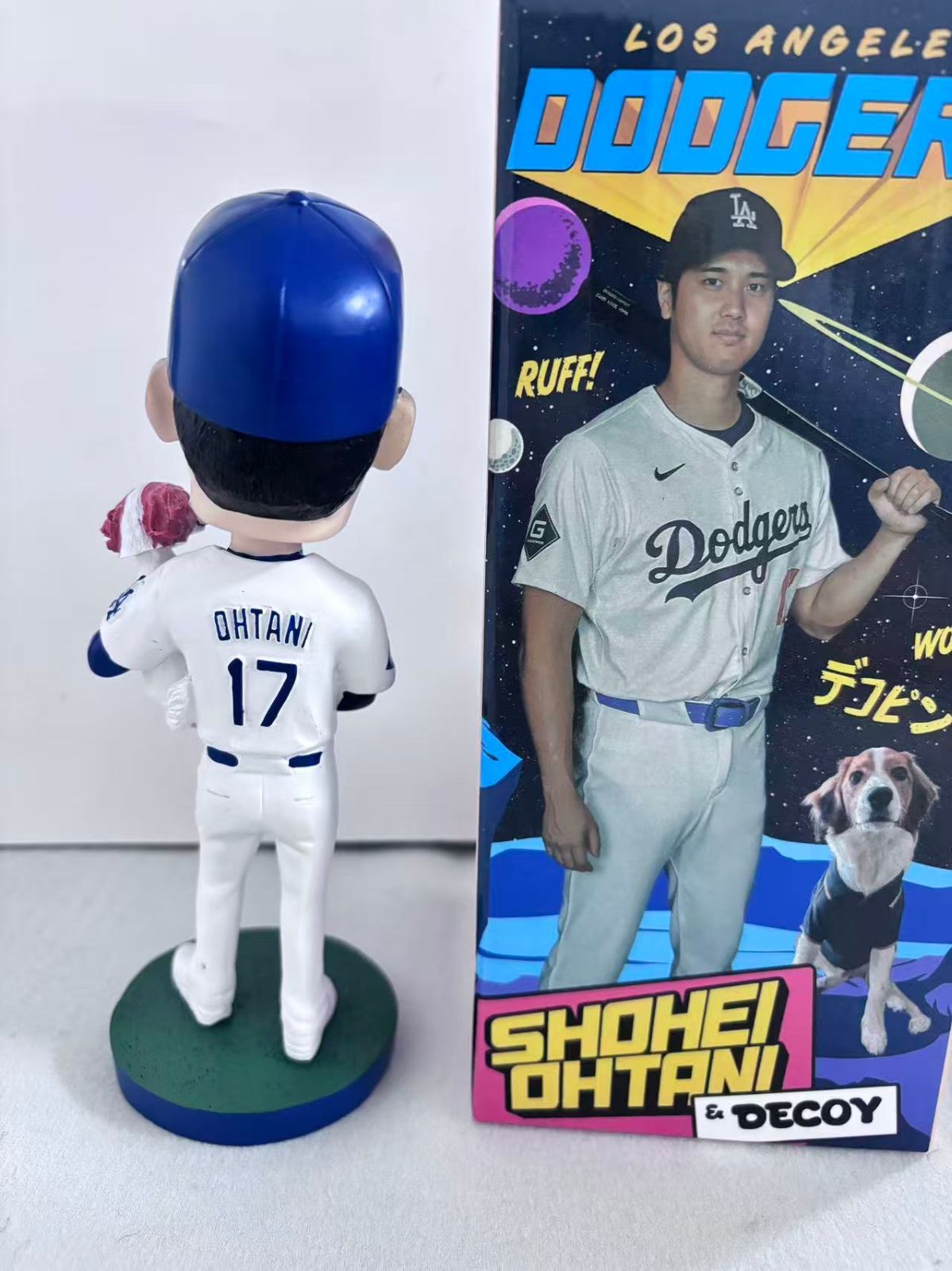 新品！ ノーマル ボブルヘッド 大谷翔平＆デコピンボブルヘッド 8⁄28