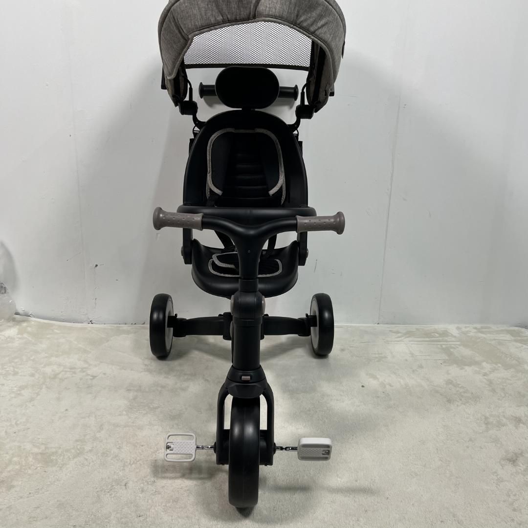 訳あり 子供用三輪車 折りたたみ 手押し棒 ストッパー付き 257-140