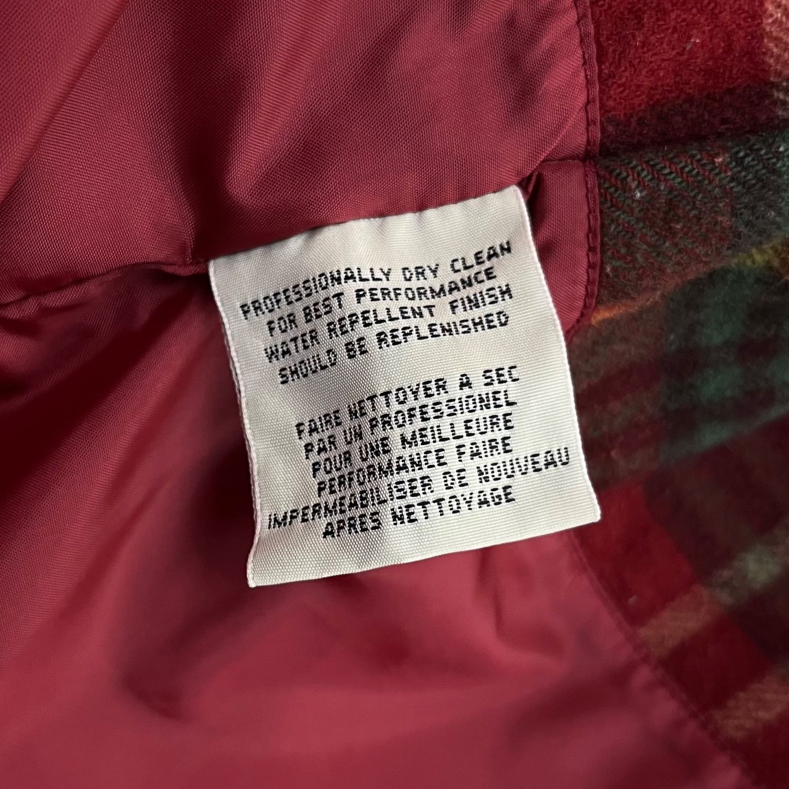 OLD Eddie Bauer 90s エディーバウアー フード取り外し 裏地チェック マウンテンパーカー レディース S サイズ GULLKHAN_COM