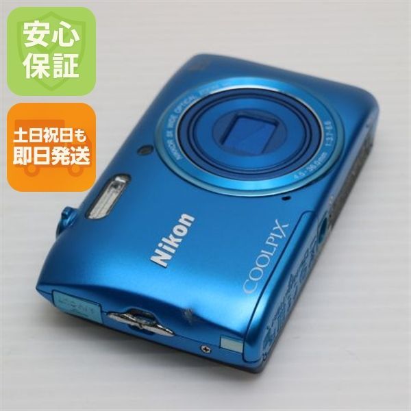 超 COOLPIX S3600 コバルトブルー デジカメ ニコン 本体 土日祝発送OK 03000