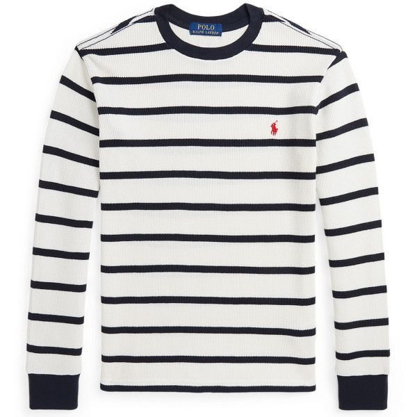 ラルフローレン ボーダーワッフルニットTシャツII