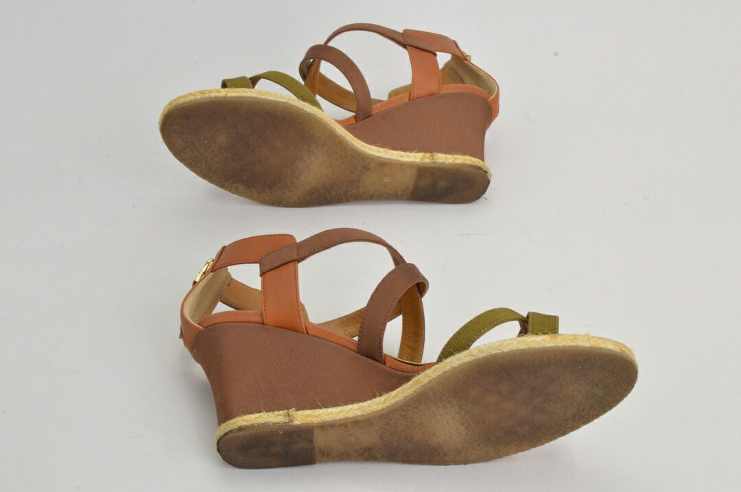  フェンディ FENDI ウェッジサンダル 靴 ストラップ ブラウン レディース F- その他 靴