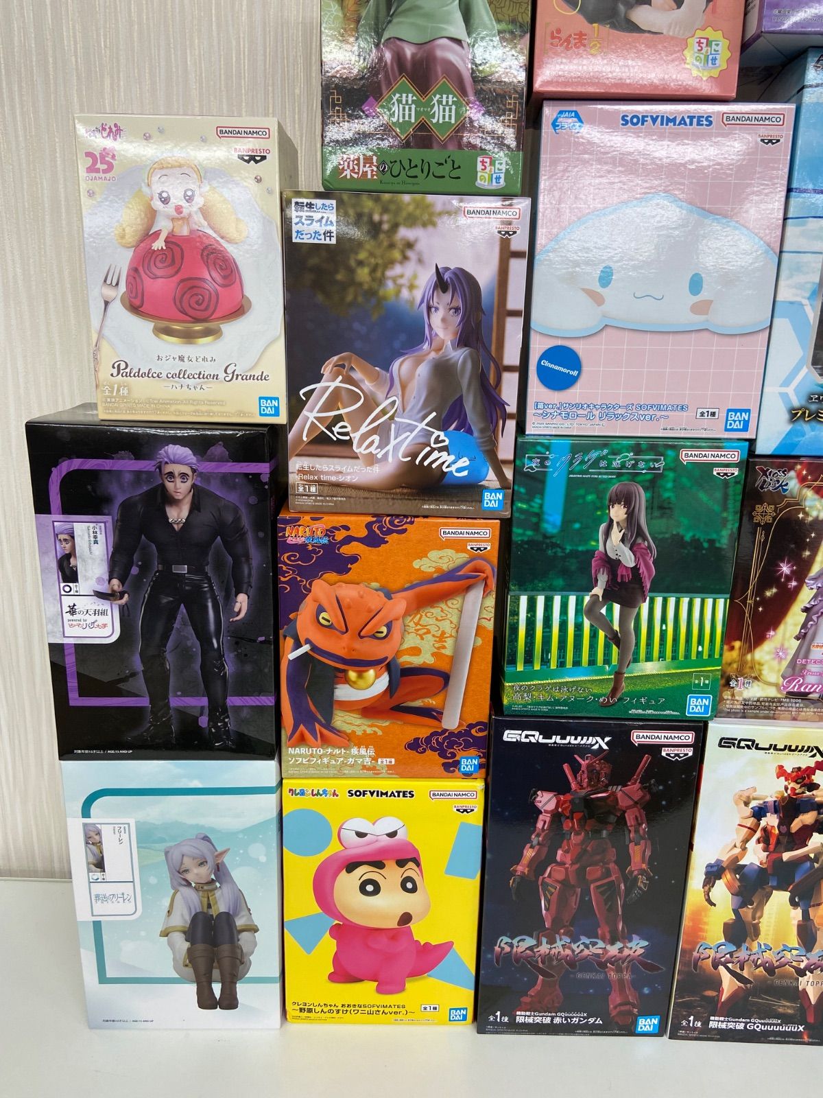 その他 美少女 プライズ フィギュア 雑貨 まとめ 計19点 バンプレスト クレしん ガンダム サンリオ 薬屋 他 ME 29-2758