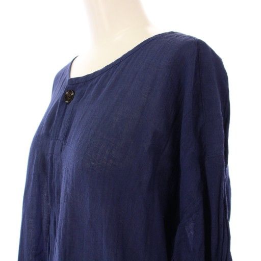 パドカレ pas de calais シャツ プルオーバー チュニック丈 長袖