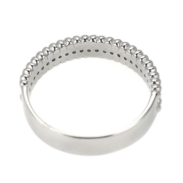 Pt900 ダイヤモンド リング 0.12ct ハーフエタニティ